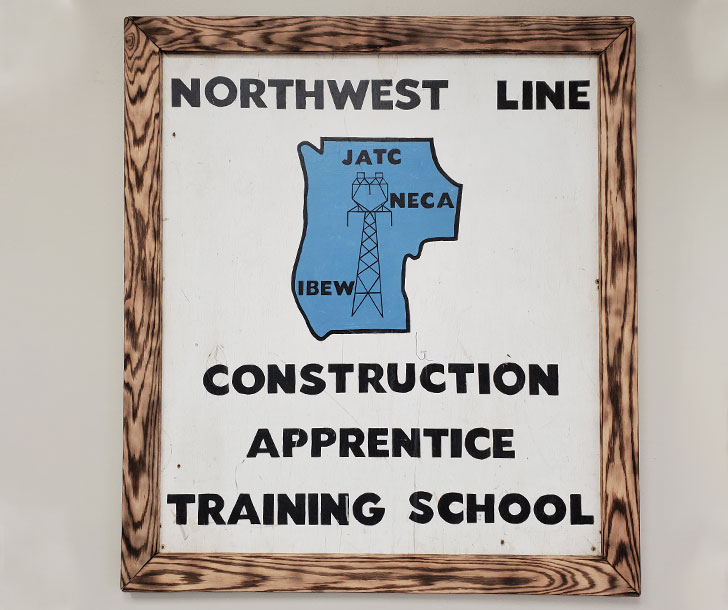 Photo of apprentice training school sign